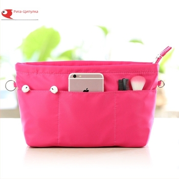 Козметична чанта за пътуване Red Tadpole — найлон, форма обърнат трапец/дъмпинг, за съхранение и организация