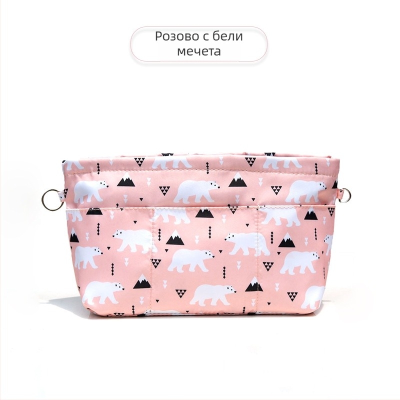 Козметична чанта за пътуване Red Tadpole — найлон, форма обърнат трапец/дъмпинг, за съхранение и организация