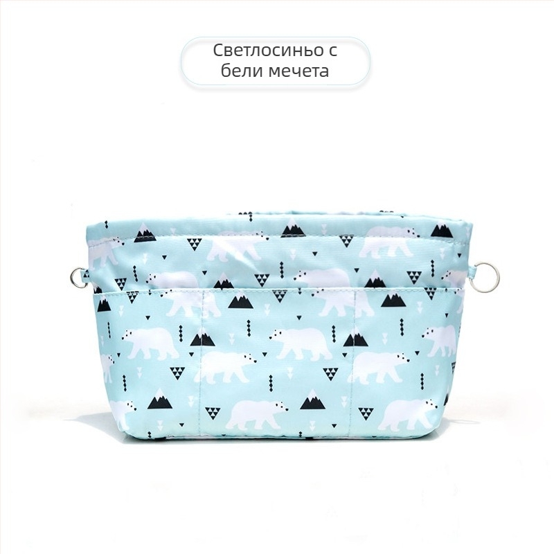 Козметична чанта за пътуване Red Tadpole — найлон, форма обърнат трапец/дъмпинг, за съхранение и организация