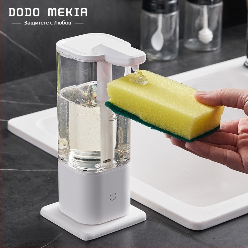 Автоматичен дозатор за сапун и дезинфектант със сензор, ABS корпус, CE сертификат, инжекционно формован, Teng Hui, кухненски дозатор за течности