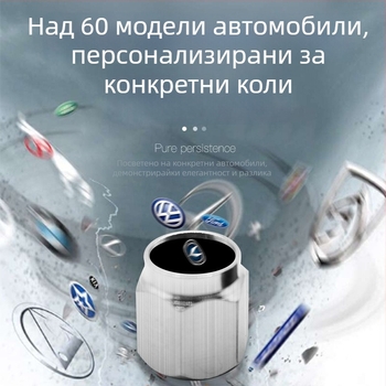 Капачка за безкамерен вентил за Audi с голяма вътрешна кухина и италианска резба, съвместима с A4L, Q5L, A6L, A5, Q7, Q3, A7, A3