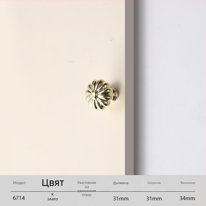 Гардеробна дръжка, солидна цинкова сплав, лита отливка, модел 7075, марка Fandilo