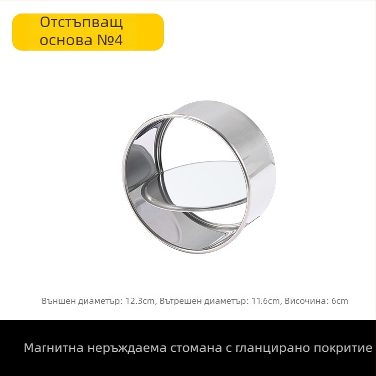 Jumao форма за кекс от неръждаема стомана, кръгла, за печене, японски стил