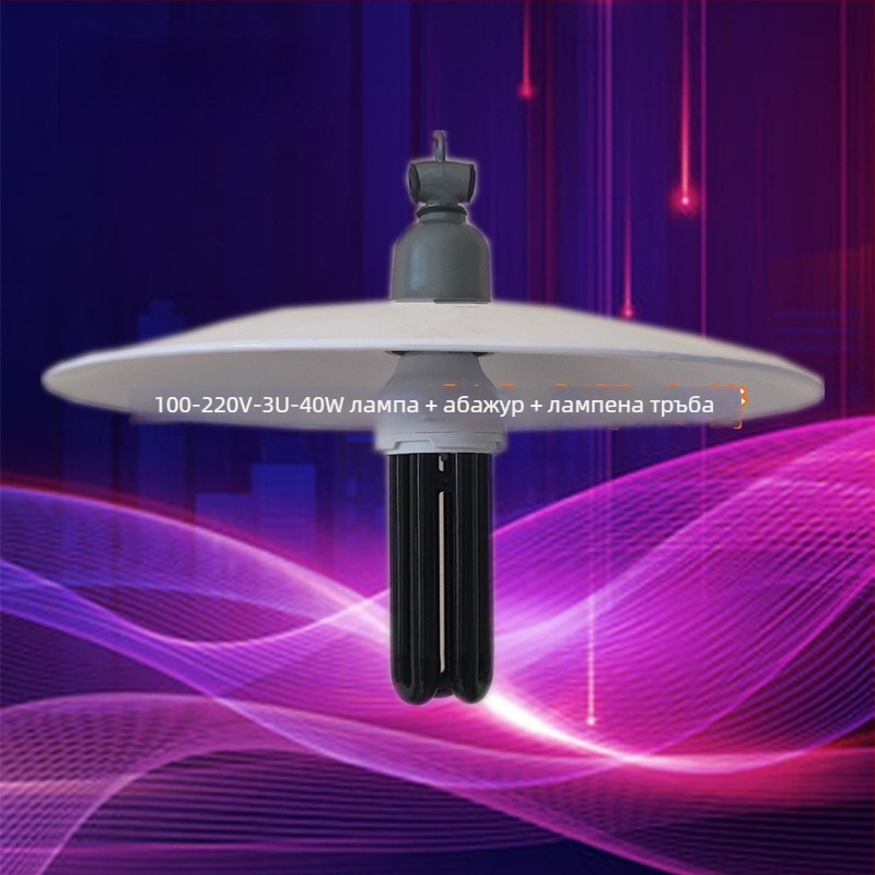 Соларна лампа за насекоми в рибовъдно езеро, LED светлина, обхват 61 м²+, умна мрежова свързаност