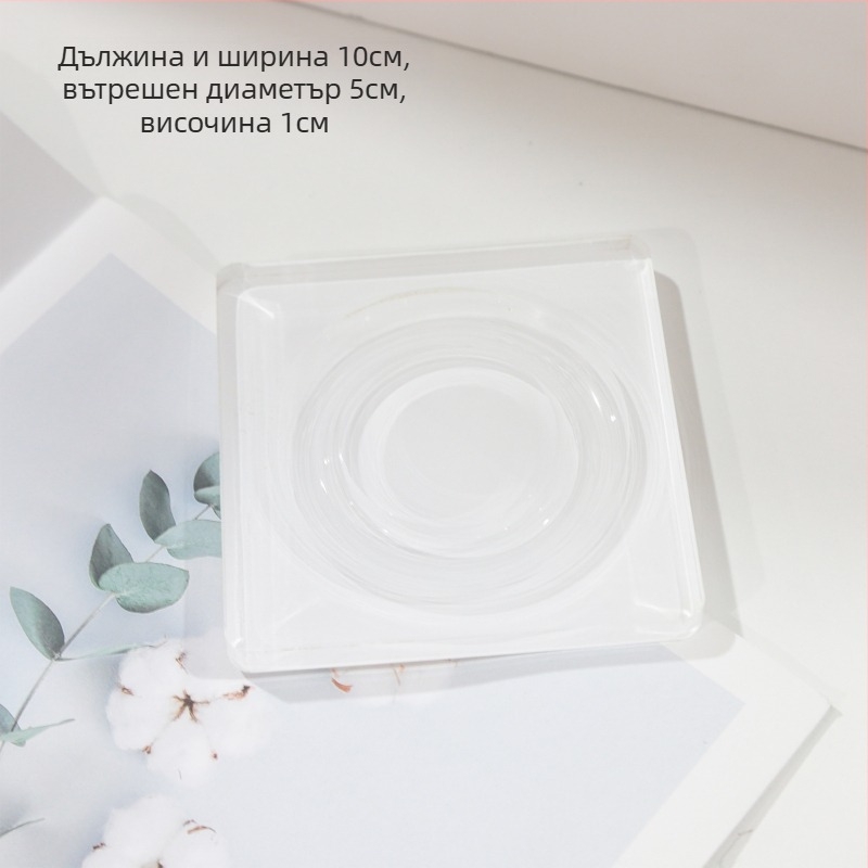 Xiuli едночастова акрилна подложка за показване на бижута и подбор на мънини, правоъгълна форма, модел X1460, 1 слой, премиум стил.