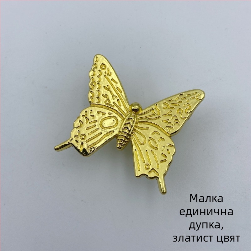 Ръкохватка за шкафни врати и чекмеджета, цинкова сплав, електропланиране, европейски стил, модел 881