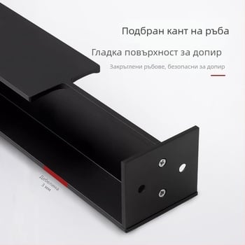 Дръжка за плъзгаща се врата (алуминиев сплав; електроплакиране; модерен минималистичен стил; за врати)