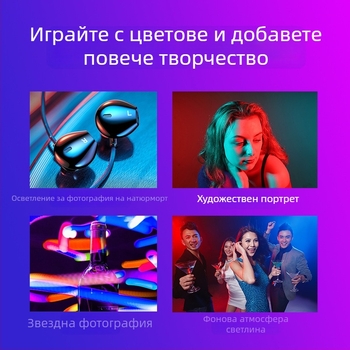 Мини светлинна подсветка FL02 – WONEW, 60W, 3V, вградена батерия, ръчно използване