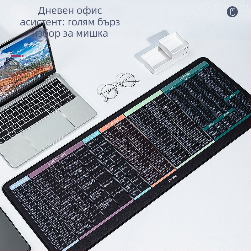 Подложка за мишка, смола-резина, едностранна, с калкулатор, настолна подложка