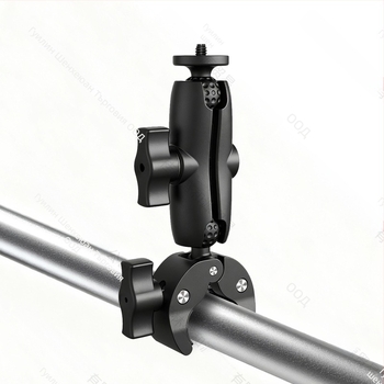 Алуминиев прът за бал-глава 25 мм за аксесоари за монтаж на спортна камера, съвместим с автомобилен монтаж, държач за мобилен телефон и вакуумно закрепване