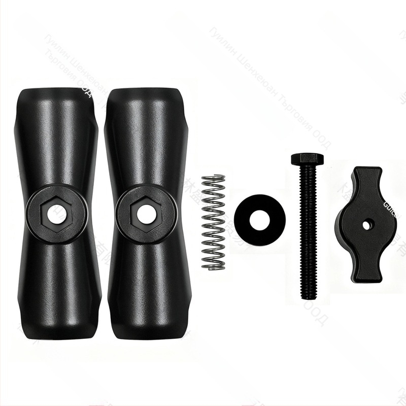 Алуминиев прът за бал-глава 25 мм за аксесоари за монтаж на спортна камера, съвместим с автомобилен монтаж, държач за мобилен телефон и вакуумно закрепване