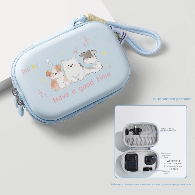 Калъф за DJI Action 5 Pro/4/3 – твърд корпус, EVA материал