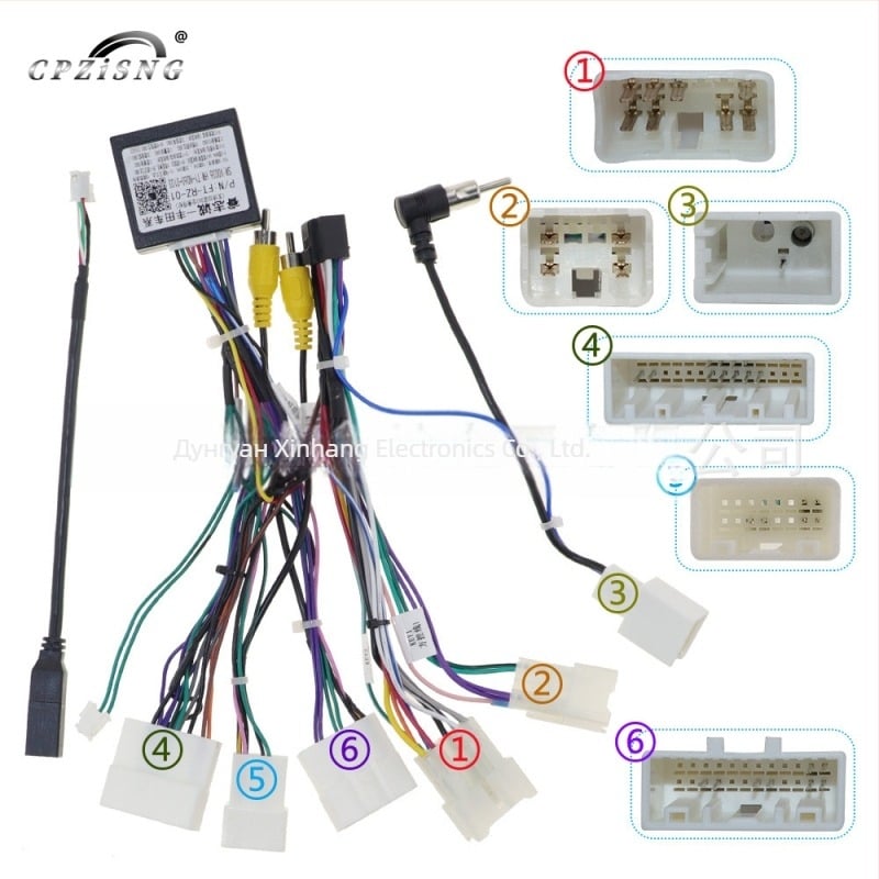 Навигационна рамка за таблото за Toyota Camry 2012-2014 – ABS+PC, CPLUNT, 1 кг, ретрофит на централната конзола