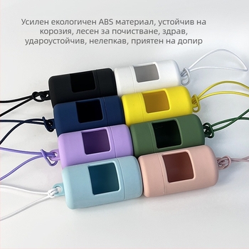 Диспенсер за торбички за кучета с контейнер за отпадъци – ABS, плоско устие, удебелен