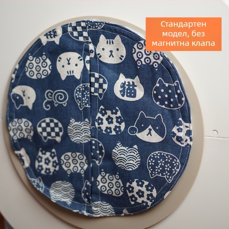 Notty интелигентна котешка тоалетна – портативна платнена конструкция с контрол на миризмата, прахозащита на завесата за врата и торба за отпадъци с връзки