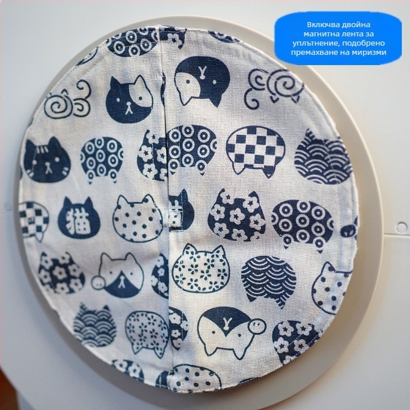 Notty интелигентна котешка тоалетна – портативна платнена конструкция с контрол на миризмата, прахозащита на завесата за врата и торба за отпадъци с връзки