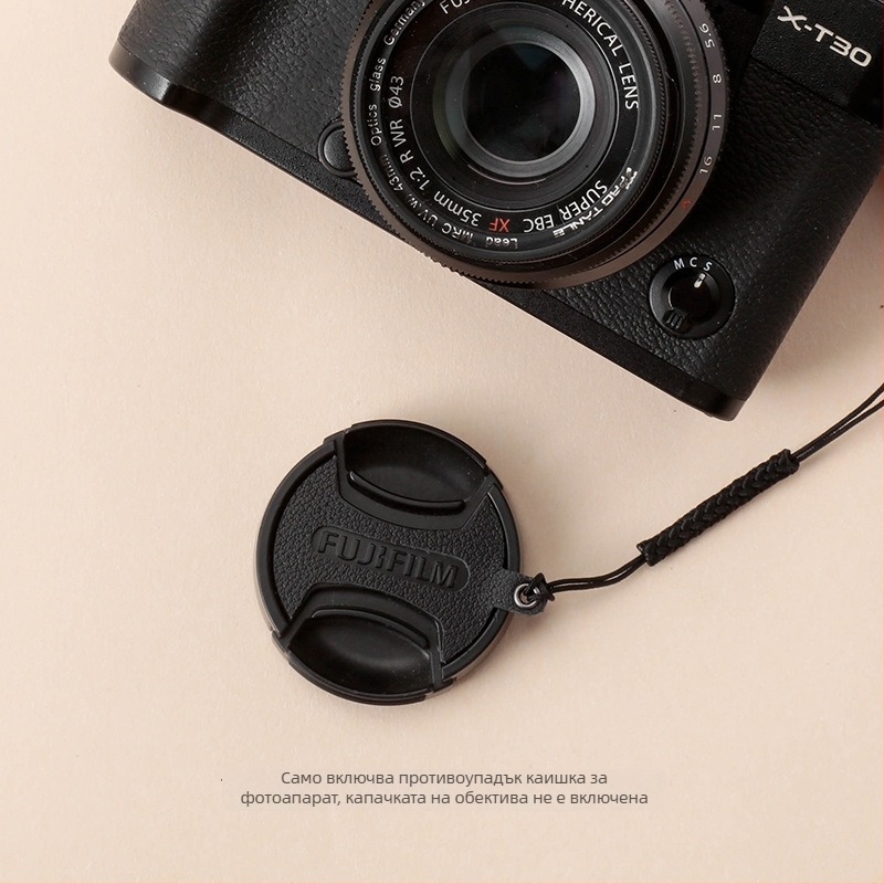 Капак за обектив с кожен предпазен шнур за Sony — ETAU, OEM обработка, Opp bag, пуснат през 2023 г., обслужване след продажба: три гаранции