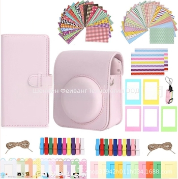 Polaroid Instax Mini 12/11/9 комплект аксесоари – 10 в 1, калъф за камера, 108-страници фотоалбум, рамка, PU корпус