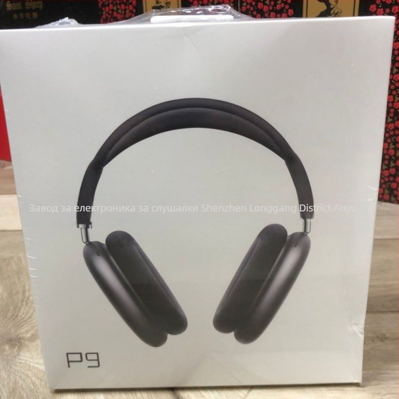 Безжичен Bluetooth гейминг хедсет P9 – на глава, обхват 10 м, тегло 220 г, без микрофон