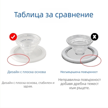 MagSafe магнитен държач за телефон с телескопично рамо, матово полупрозрачно покритие, корпус от PC, съвместим с устройства Apple и телефони с магнит