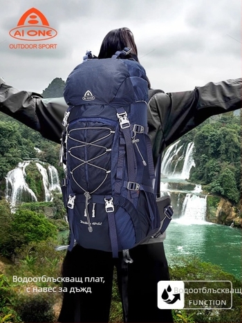 Ai king планинска раница за походи: водоустойчива, дишаща, ултралека, с въздушна подплата