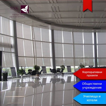 Потъмняващи ролетни щори Elegant | Полиестер, Персонализируеми, Модерен минимализъм, Монтаж включен