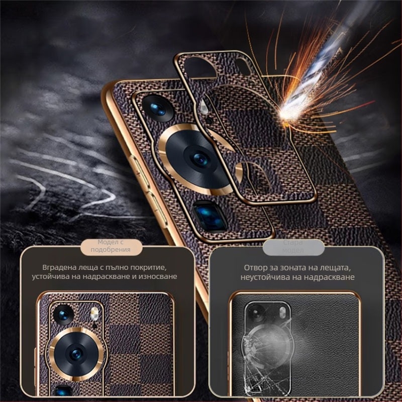 Телефонен кейс за Huawei P60 / P60 Pro – антипадане, матов TPU, пълна защита на камерата