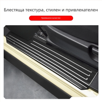 Прагова лента от неръждаема стомана за Suzuki Jimny JB74/JC74 (19–25), AT, декоративен аксесоар Imperial Master