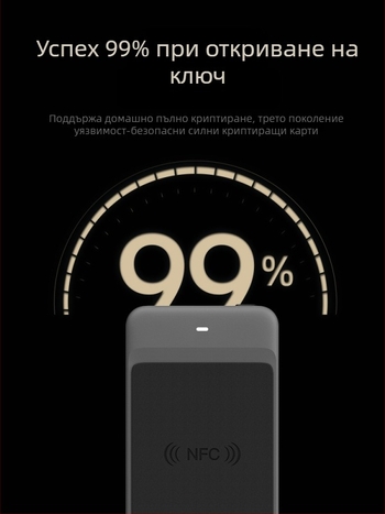 NFC четец и писател с Bluetooth за контрол на достъп, клониране на карти и карти за асансьор — модел NFC Tool Max, марка Zonsin/Zhongxin