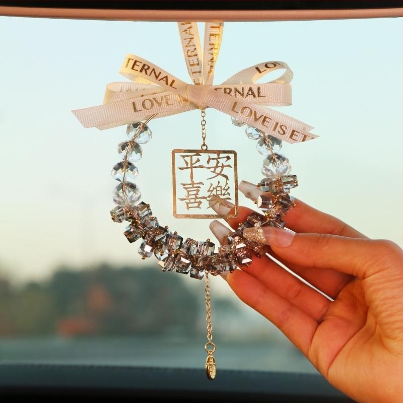 Кристална автомобилна висулка, модерен стил, за интериорен декор на автомобила