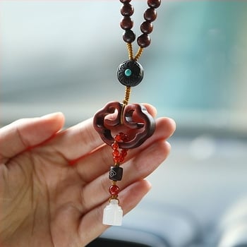 Подвеска за кола в китайски стил, метална сплав, мультяшен дизайн, ароматна функция (материал: метална сплав; стил: мультяшен; функция: аромат)