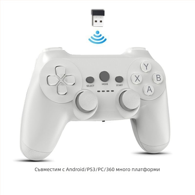 Безжичен геймпад за PC и мобилни устройства — USB-C интерфейс, безжично свързване, съвместим с телевизионни игрови конзоли