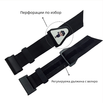 Регулатор за автомобилен колан Ogood — полиестер (75 g, печат на лого наличен, персонализируем)