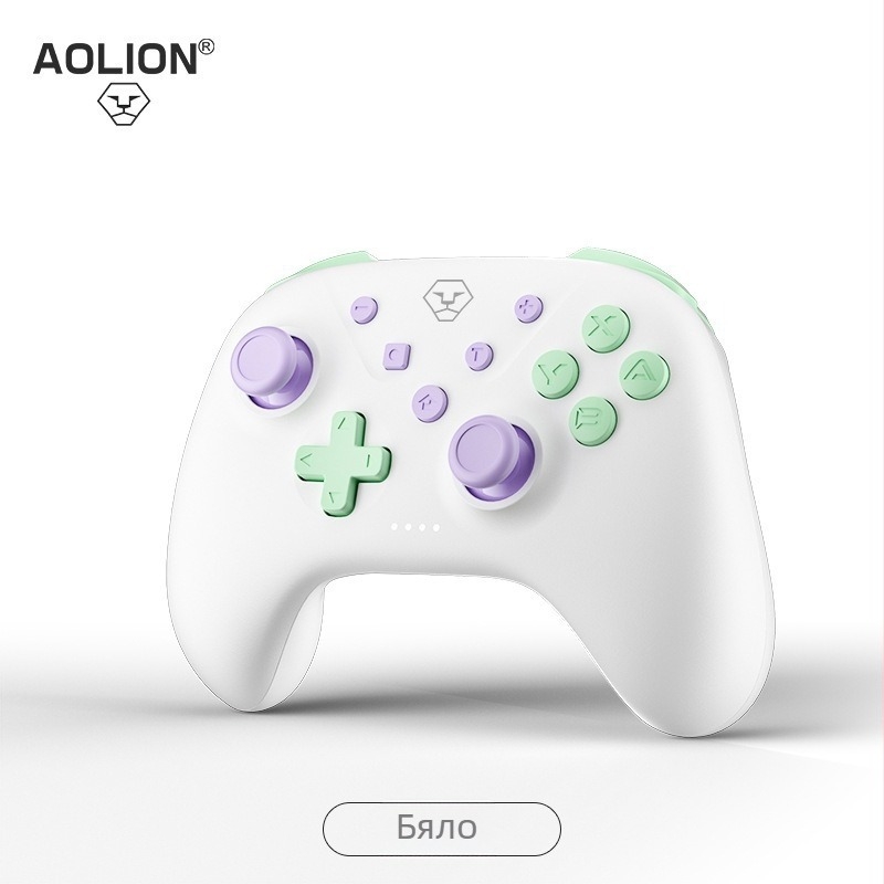 Aolion Rococo Pro безжичен геймпад – Type-C, вибрация, съвместим със Switch, PC и мобилни устройства