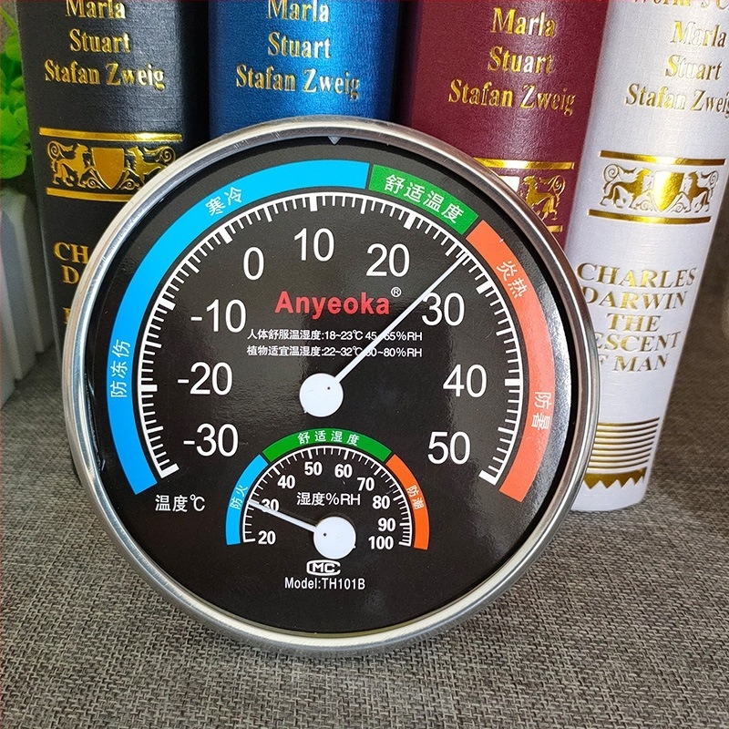 Bodford указателен термометър и хигромер, измерва температура и влажност, за детска стая, домашна и офисна употреба