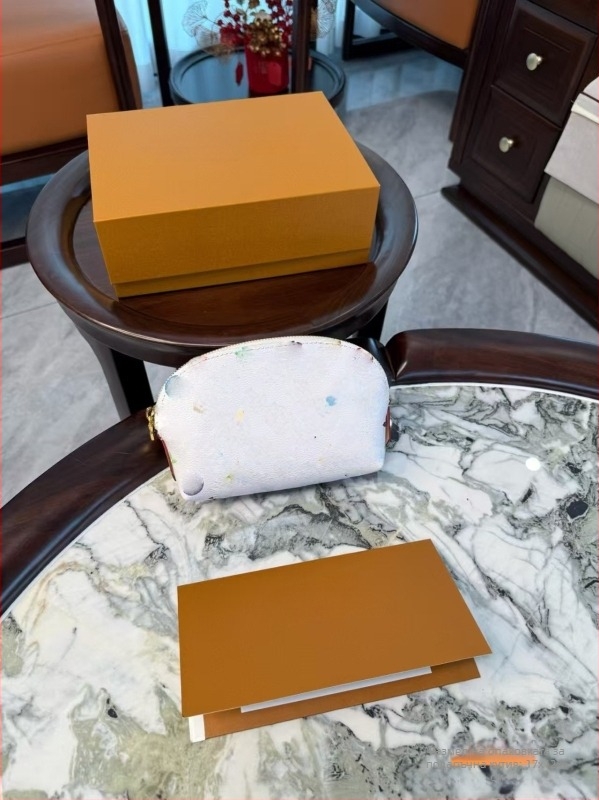 Чанта за козметика с дизайн на черупка, PU кожа, водоустойчива, ултралека, голям капацитет