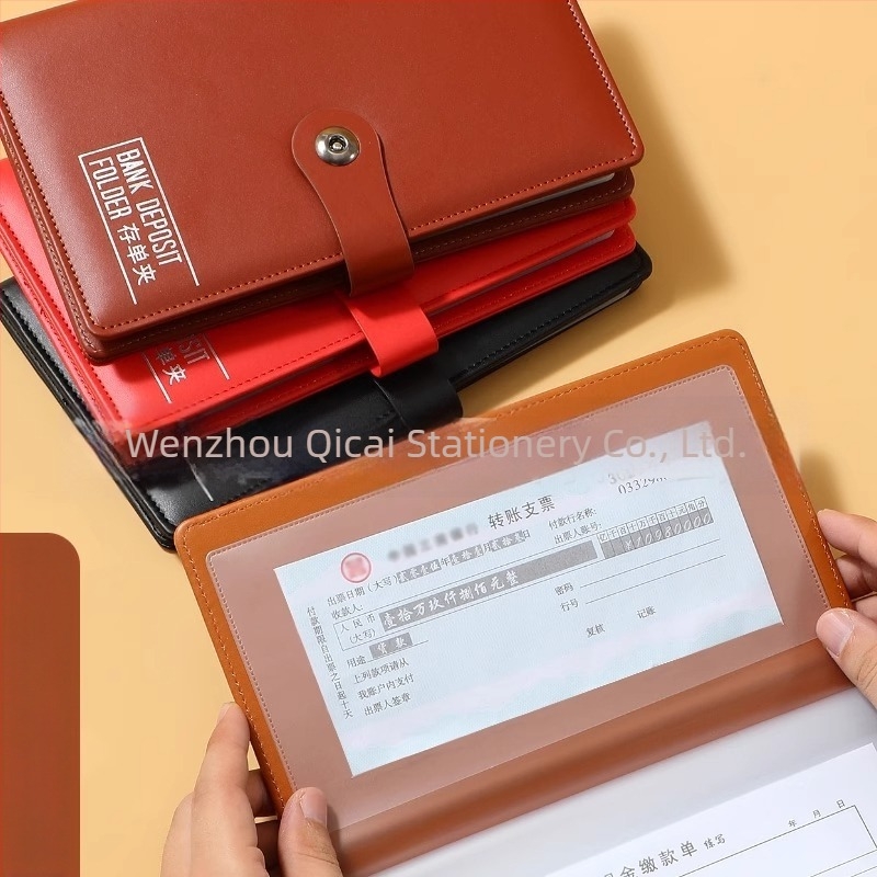 Кожена папка за документи Bill Holder 01, серия Bill, Qicai