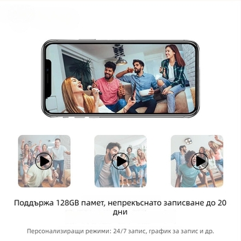 X5 HD камера, 1080p, нощно виждане, TF карта за съхранение, дистанционно наблюдение