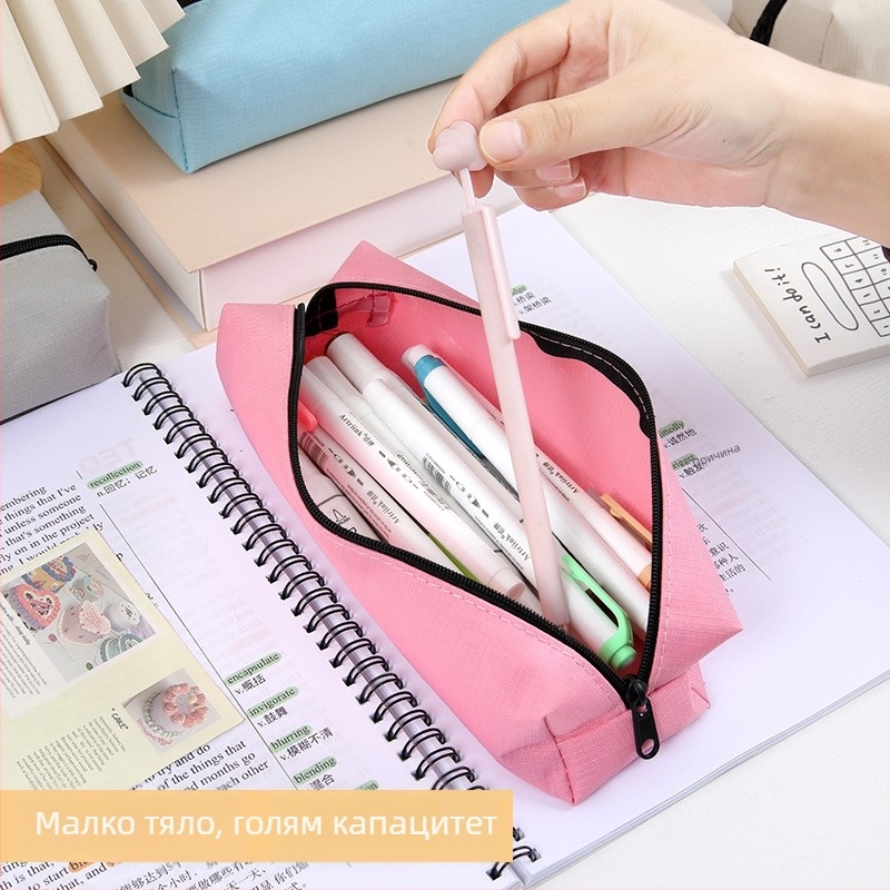 Dr. Yu Oxford калъф за моливи - голям капацитет, корейски стил, персонализирано лого