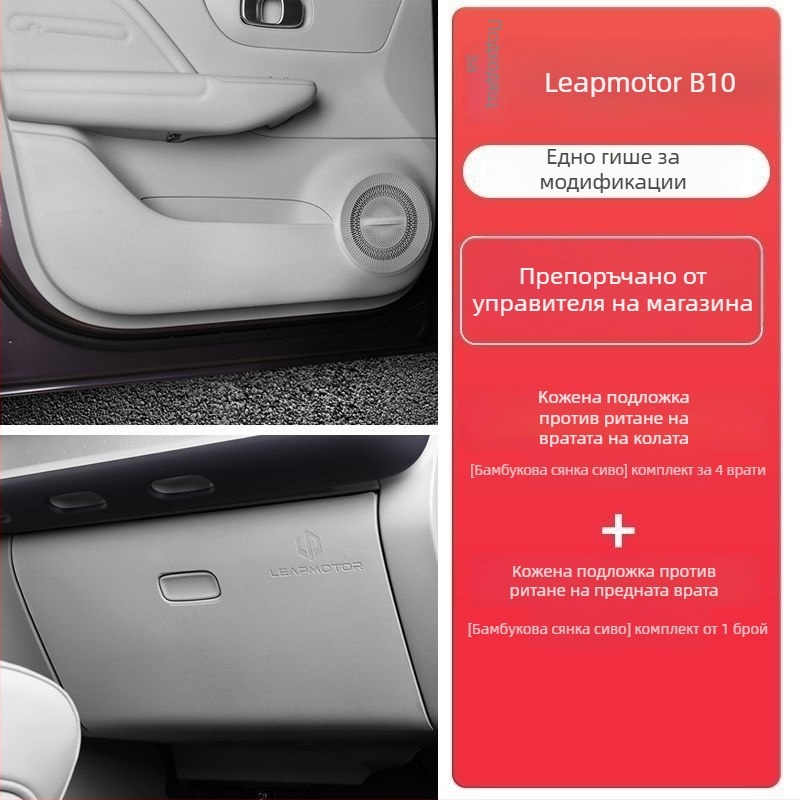 Пад за против удар на пасажерската врата с вътрешна кутия за съхранение за Leapmotor B10/C10
