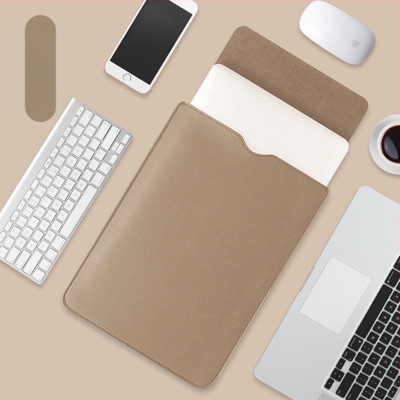 PU кожена вътрешна чанта за лаптоп — водоустойчива, ултралека, устойчива на разрези, PU облицовка, стил бизнес елит