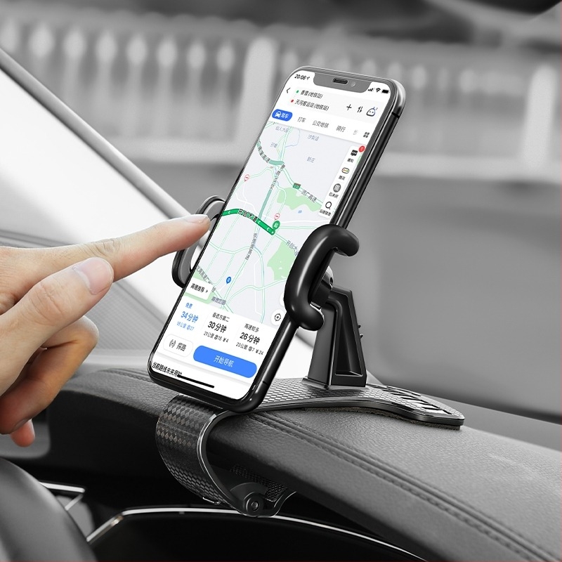Автомобилен държач за телефон с директен изглед – магнитен монтаж snap-on, съвместим със слънчев сенник, табло и огледало за обратно виждане.