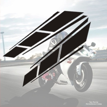 Декали за мотоциклет: резервоар, тяло и предна част — рефлексивни, водоустойчиви и UV-устойчиви, с мотив цветя