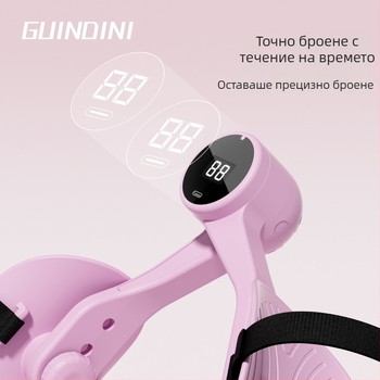 Уред за тренировка на тазовото дъно за домашна употреба с клип за ханша и вътрешна част на бедрото — Материали: PP, TPE и пружина; Марка: Kyndini; Тегло: 360 g