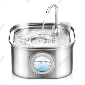 Дозатор за вода за домашни любимци, подходящ за кучета и котки, със сваляема част, без приложение