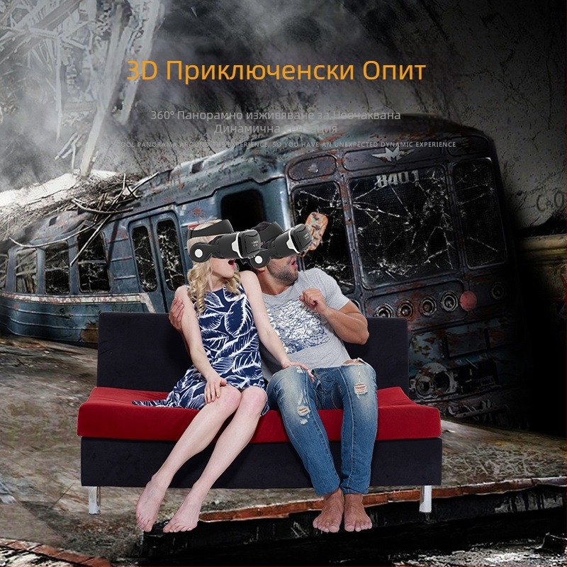 VR очила с 4K резолюция, 3D стерео и интегриран ръчен контролер