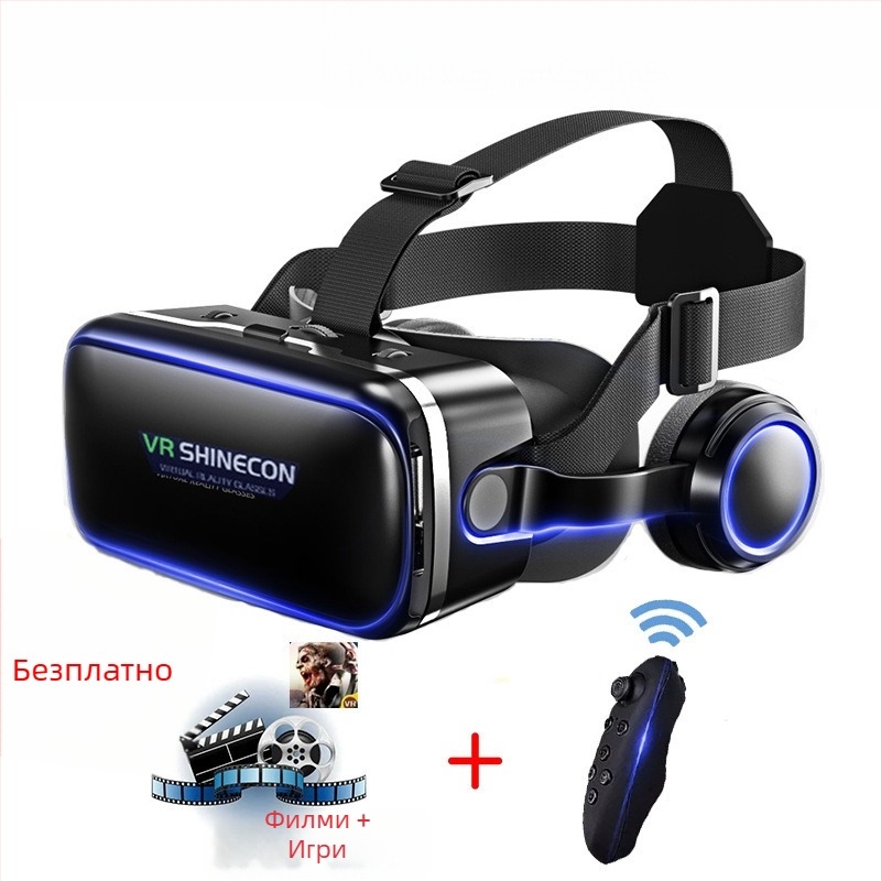 VR очила с 4K резолюция, 3D стерео и интегриран ръчен контролер