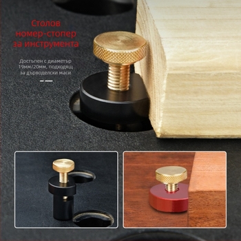 Tenon square auxiliary clip за дърводелски маси – ограничител за маса, съвместим с измервател за стъпала, марка onkel.j