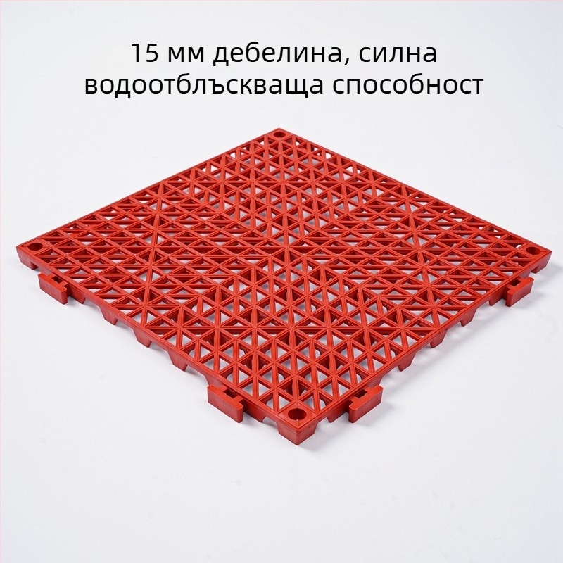Изключително дебел PVC неплъзгащ се подов мат за баня, душ, кухня и басейн