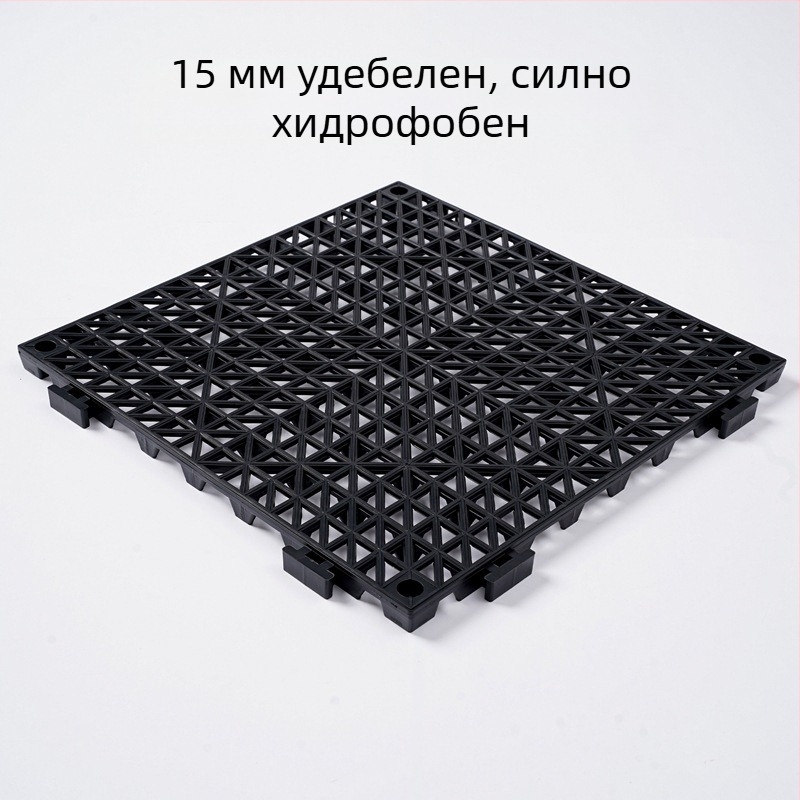 Изключително дебел PVC неплъзгащ се подов мат за баня, душ, кухня и басейн